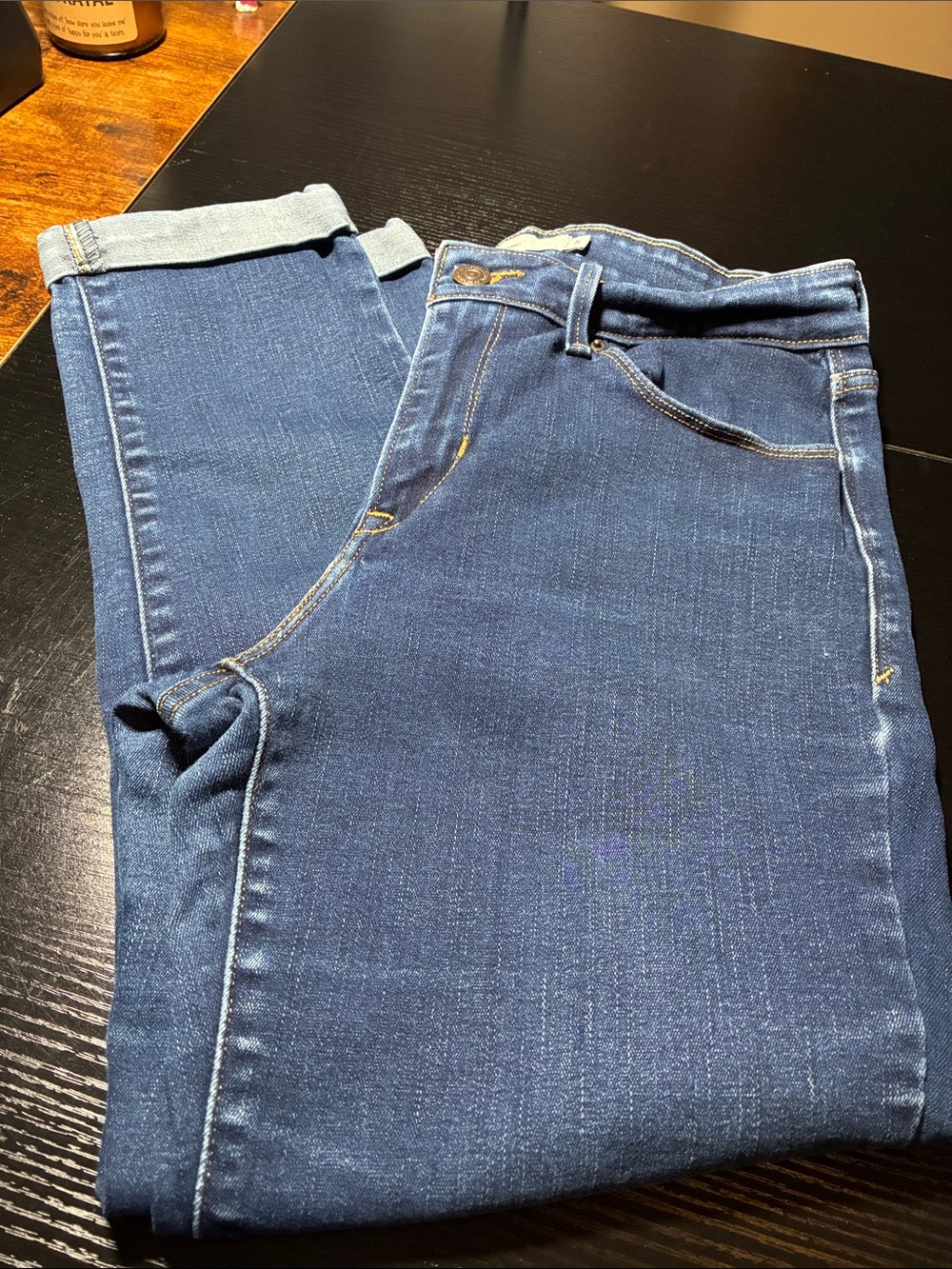 Levi's Women's Dark Blue Capri Jeans